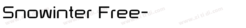 Snowinter Free字体转换